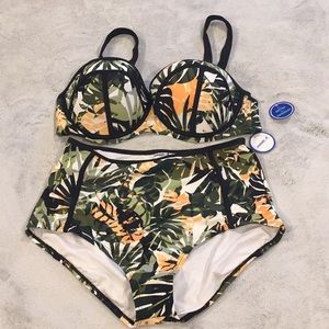SWIMSUITS FOR ALL bikini size 18 NWT